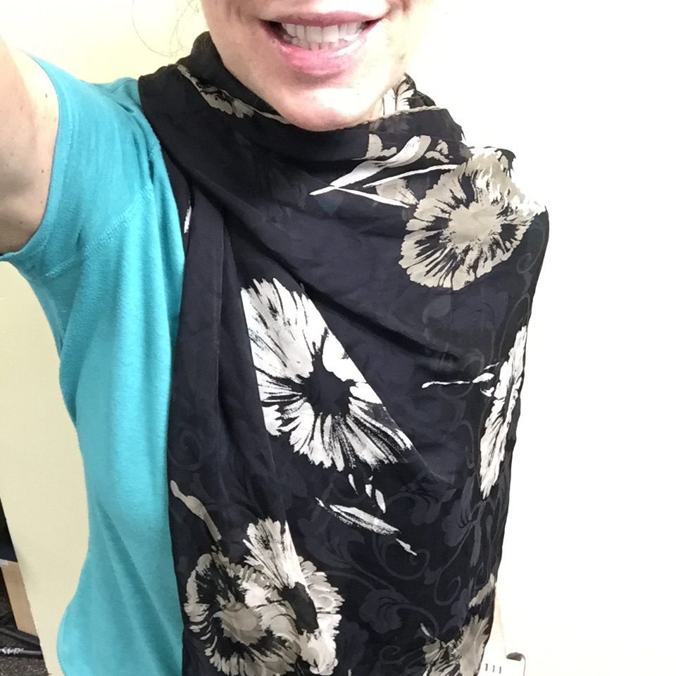 Giorgio Armani Collection 100% Italian Silk Scarf
